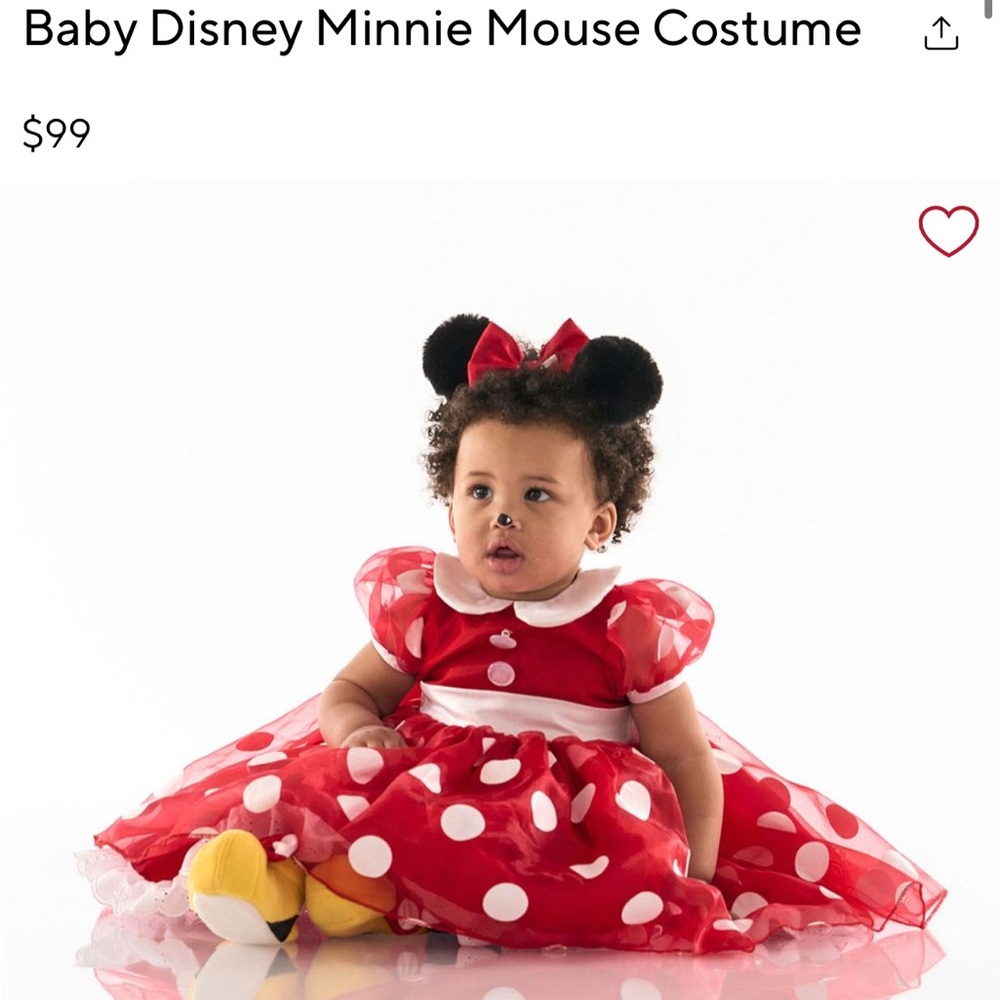 Used Pottery Barn Minnie Mouse Toddler Costume - Imperfect